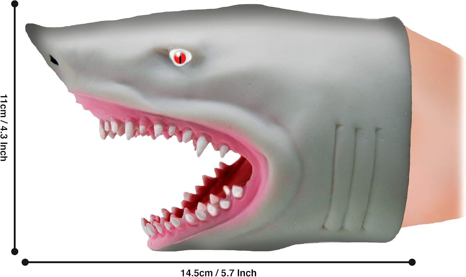 Snap Attack Shark Puppet Toy Magi Gifts